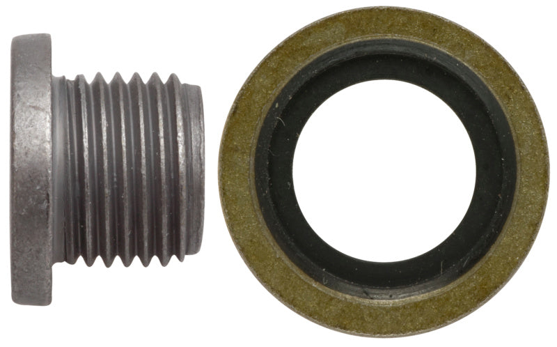 Ölablassschraube M16 x 1,5 x 12 mit Dichtring, Stahl verzinkt