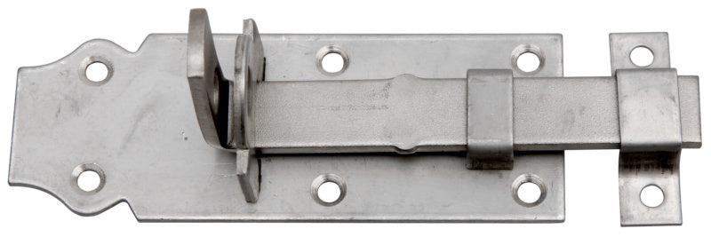 Schlossriegel gerade mit Schlaufe, Edelstahl A2