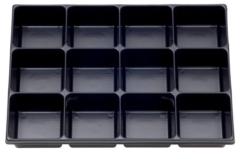 Insert pour boîtier d'assortiment, plastique, noir