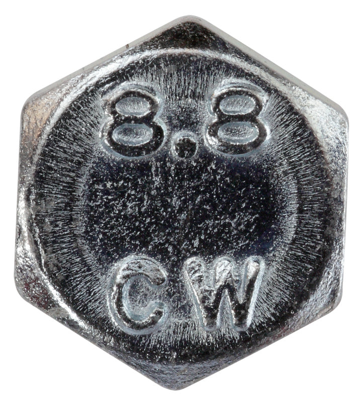 Gewindeschrauben 8.8 Sechskantkopf, verzinkt, DIN 933, mit Mutter DIN 934