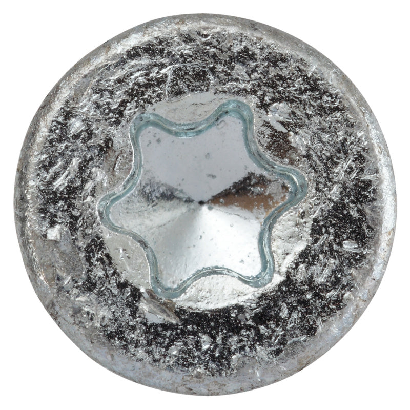 Vis pour cadre de fenêtre, tête plate, acier zingué