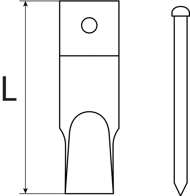 Wandhaken mit Stahlnadeln, vermessingt