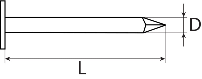 Kammzwecken, Stahl