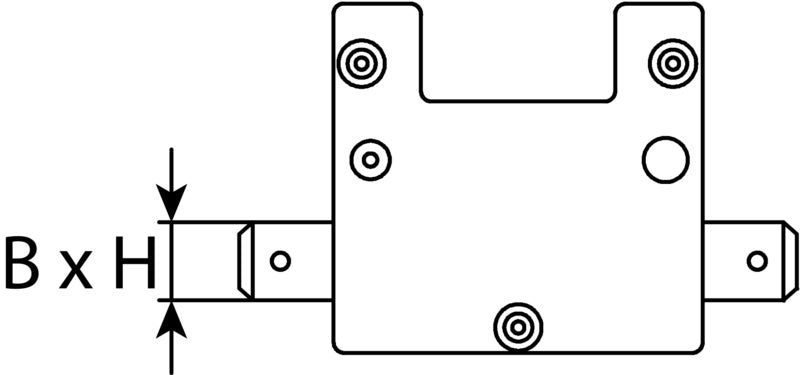 Portafusibles para fusible de enchufe plano A 16 estándar