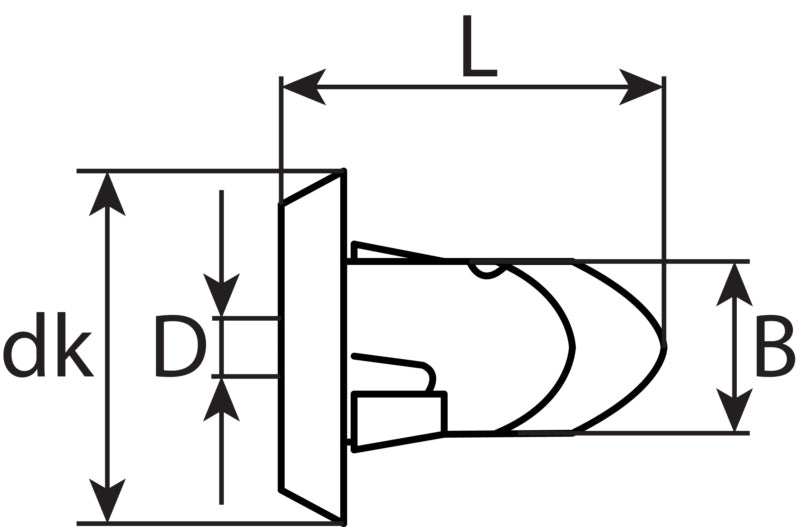 Spreizmuttern VAG N10516801