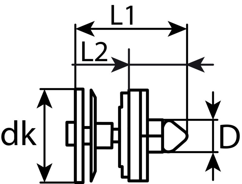 Innenverkleidungsclips VAG 6Q0868243