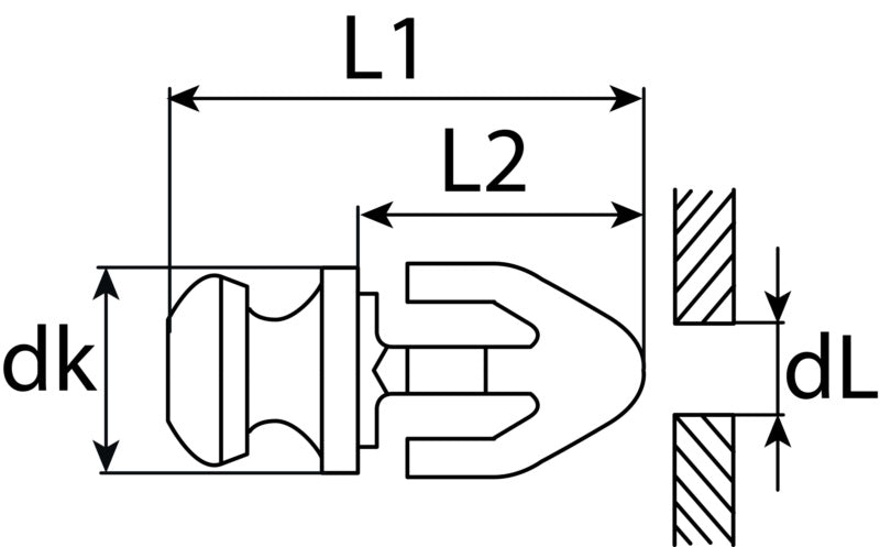 Innenverkleidungsclips Ford 01042065