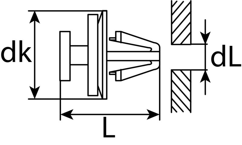 Innenverkleidungsclips Renault DYC101420