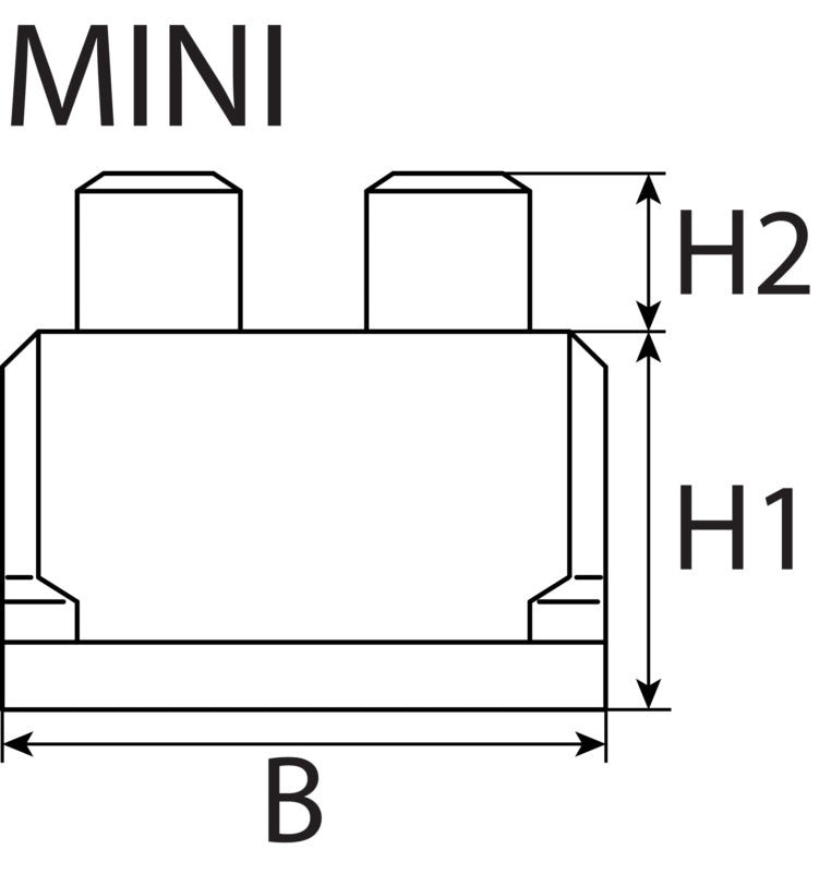 Flachstecksicherungen Mini