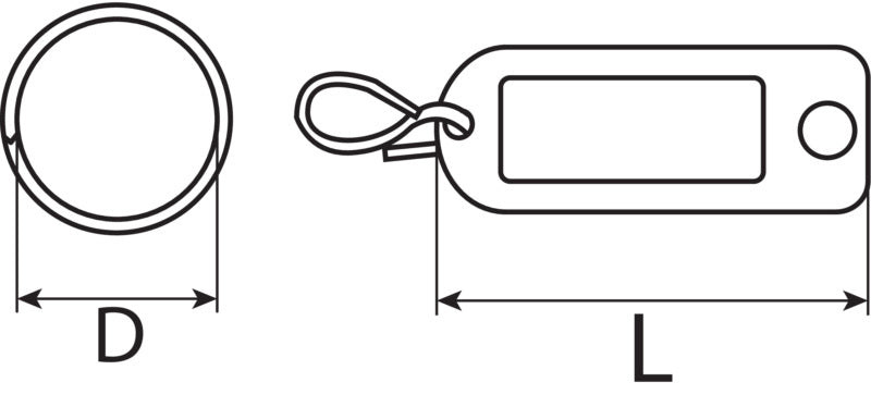 Schlüsselringe/-anhänger Set