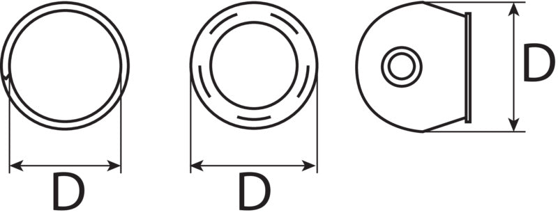 Schlüsselkennringe/-kappen