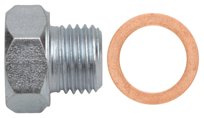 Ölablassschraube M14 x 1,5 x 10 mit Dichtring, Stahl verzinkt
