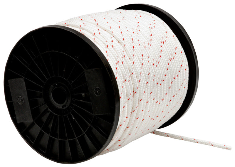 Schotleinen, Polyester weiß-rot