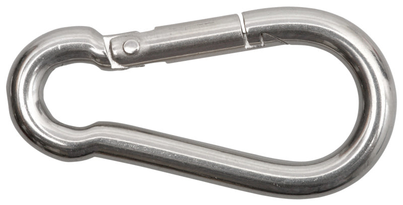 Feuerwehrkarabinerhaken, Edelstahl A4, DIN 5299-C