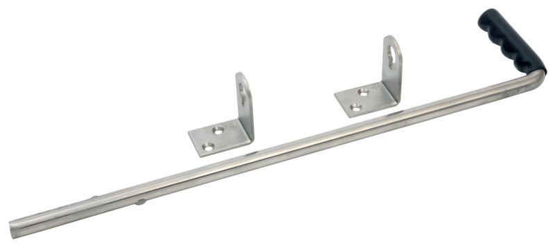 Bodenschieber 2 Haken, Edelstahl A2