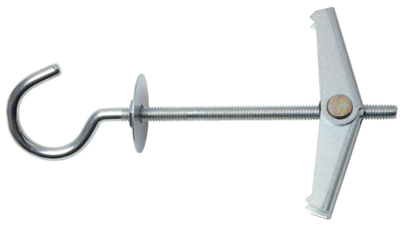 Federklappdübel mit Haken, verzinkt