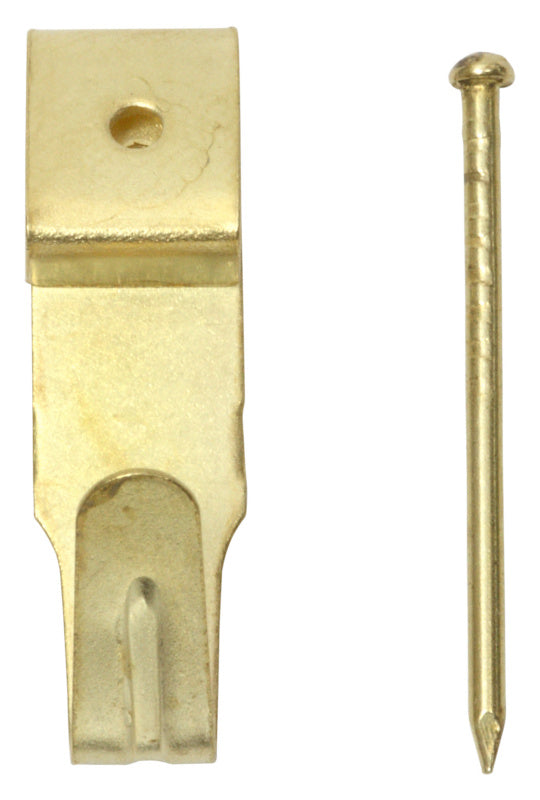 Wandhaken mit Stahlnadeln Set, vermessingt