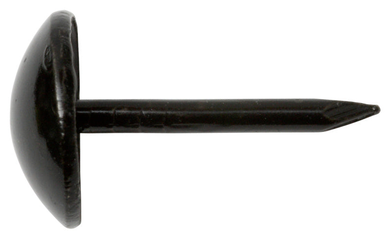 Polsternägel Halbrundkopf, Stahl schwarz
