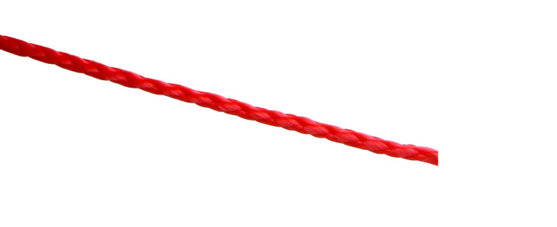 Multifilschnüre, Polypropylen, rot, DIN 83307