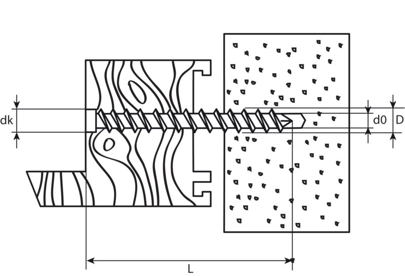 Tornillo para marcos, cabeza cilíndrica