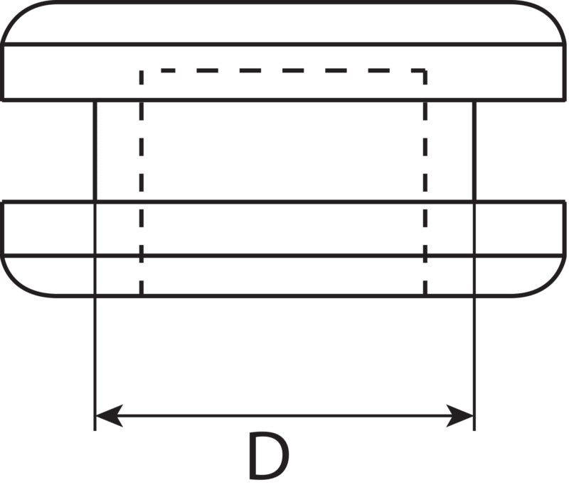 Kabeltüllen doppelseitig