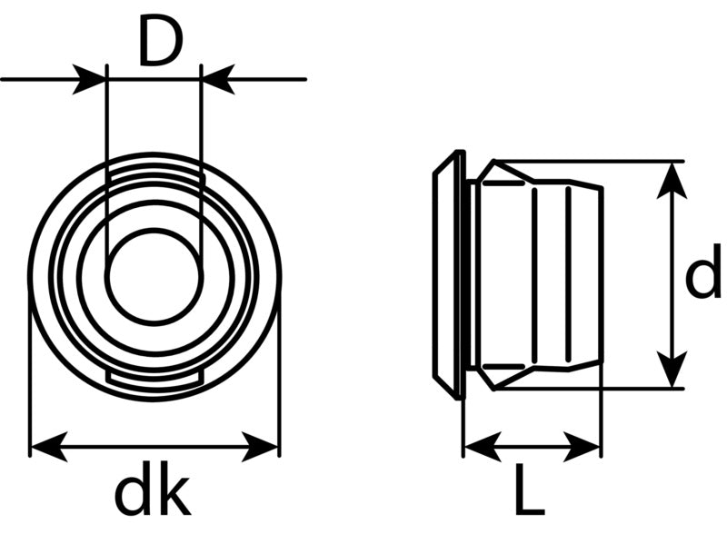 Spreizmuttern BMW 51711932996