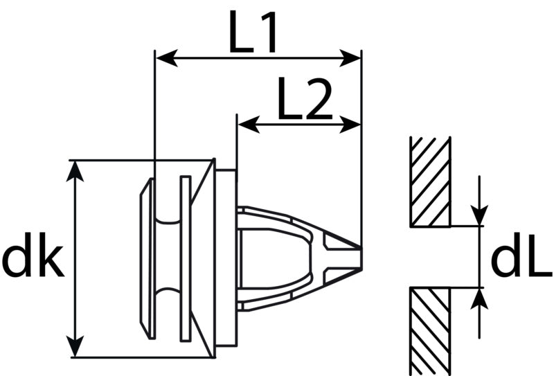 Innenverkleidungsclip mit Gummidichtung BMW 51418224768