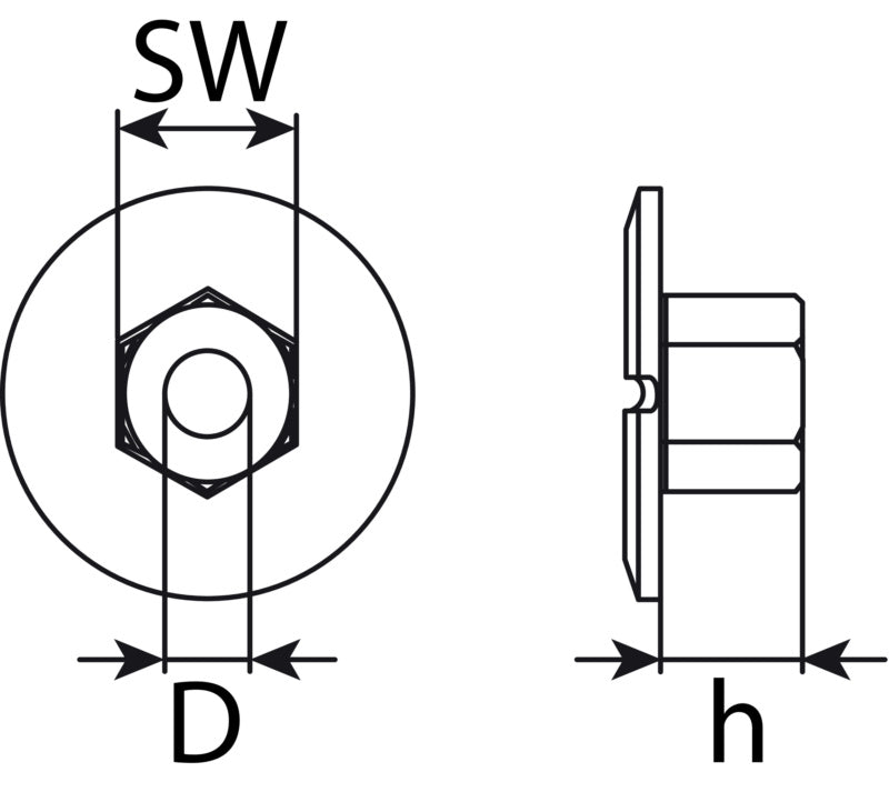 Plastikmuttern Tunnel BMW 16131176747