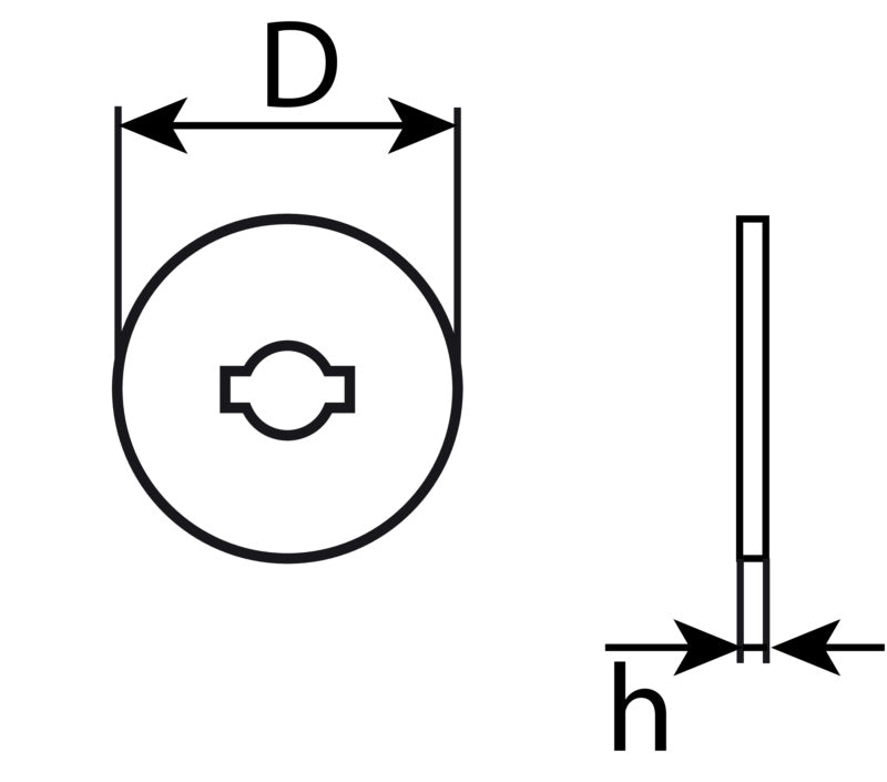 Klemmscheiben VAG 4A0805137A