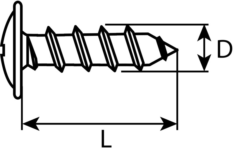 Tornillo rosca chapa LIKO