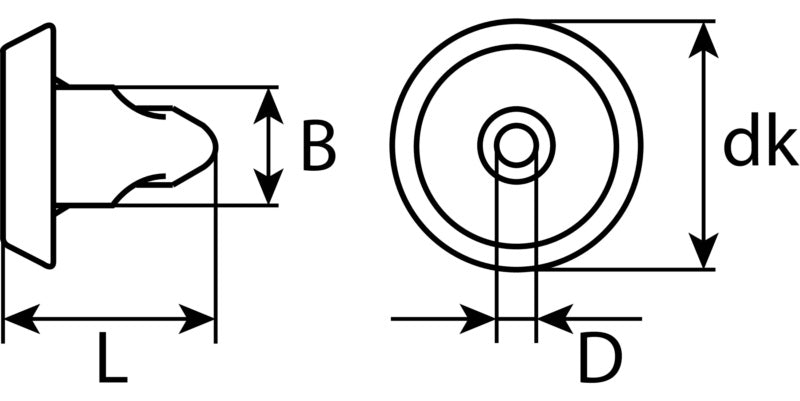 Spreizmuttern VAG N10621301