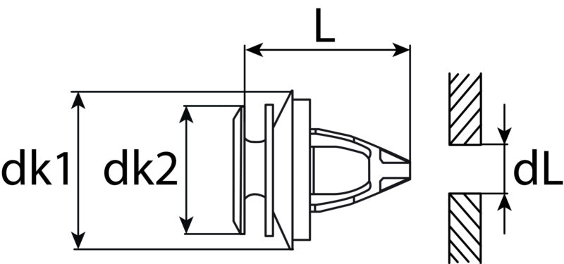 Innenverkleidungsclips VAG 6Y0867260