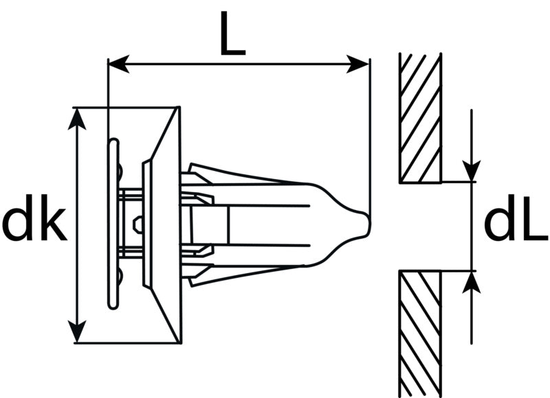 Innenverkleidungsclips Ford 1020732