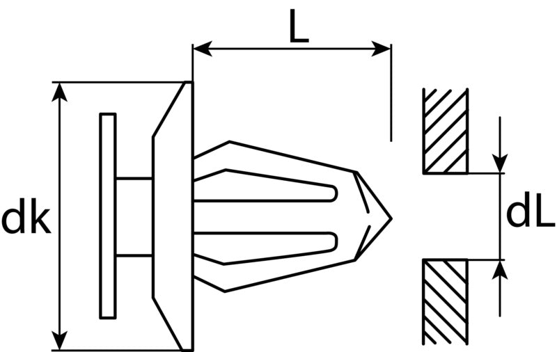 Innenverkleidungsclips Opel 90244506