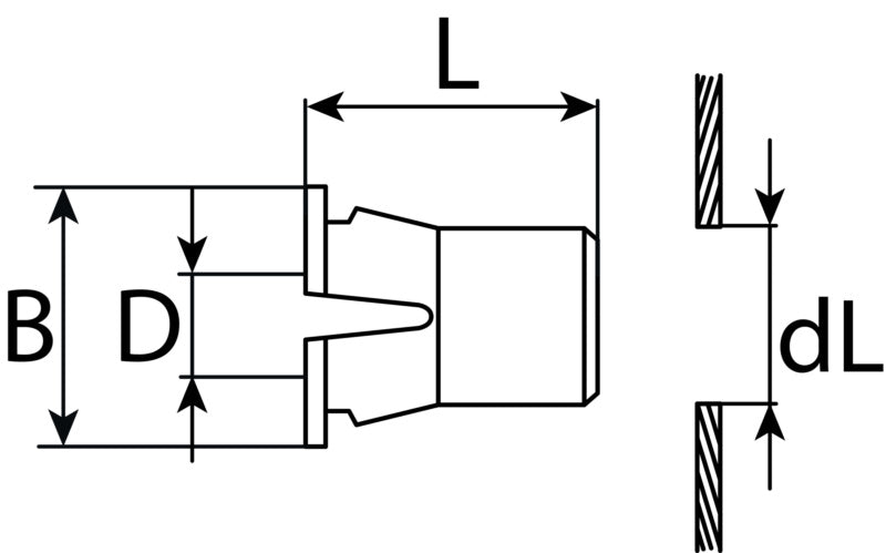 Spreizmuttern Opel 1216957