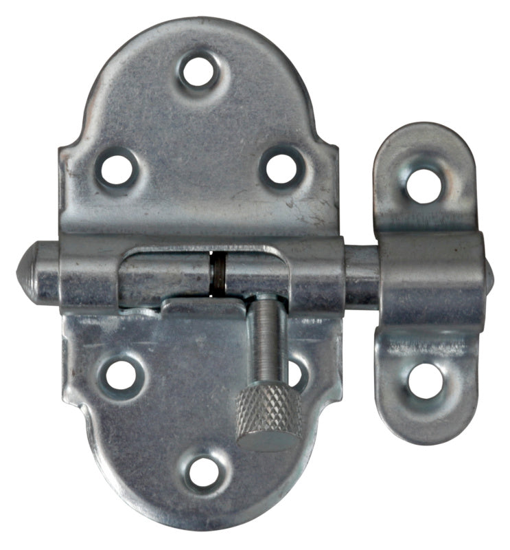 Pestillo de la placa de puerta con arandela y muelle, galvanizado