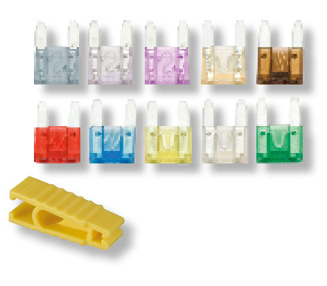 Flachstecksicherungen Mini Set + Zange